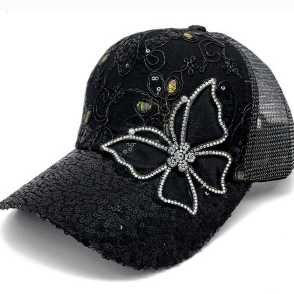 New 1 3D Butterfly Breathable Baseball Cap - Picture 4 of 7